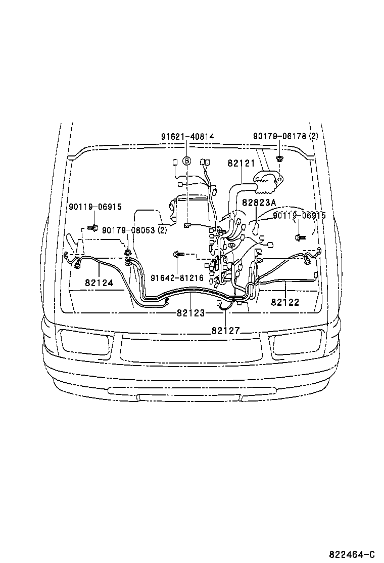  HILUX |  WIRING CLAMP