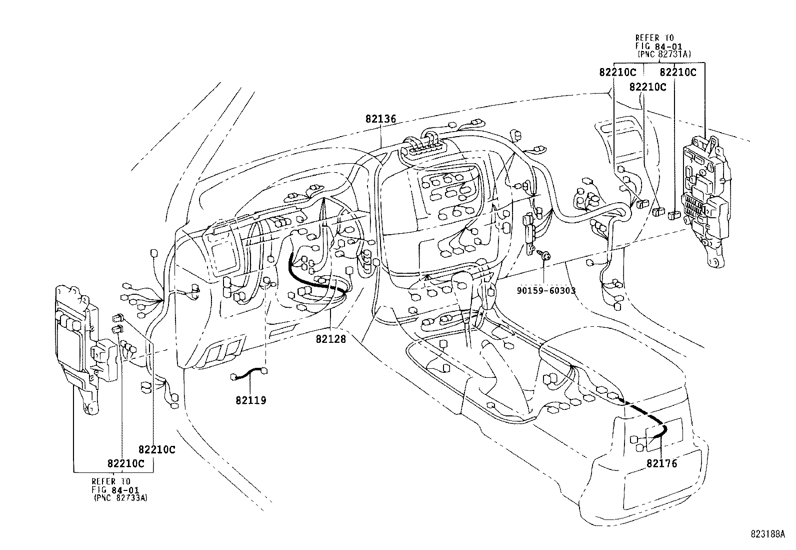  LAND CRUISER 100 105 |  WIRING CLAMP