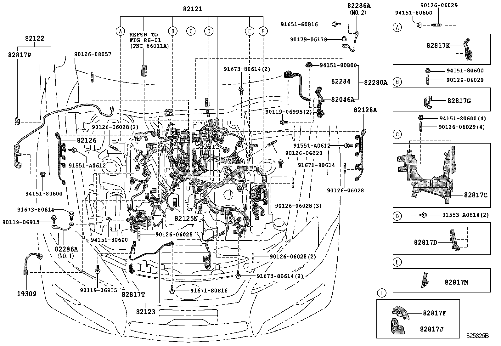  IS F |  WIRING CLAMP