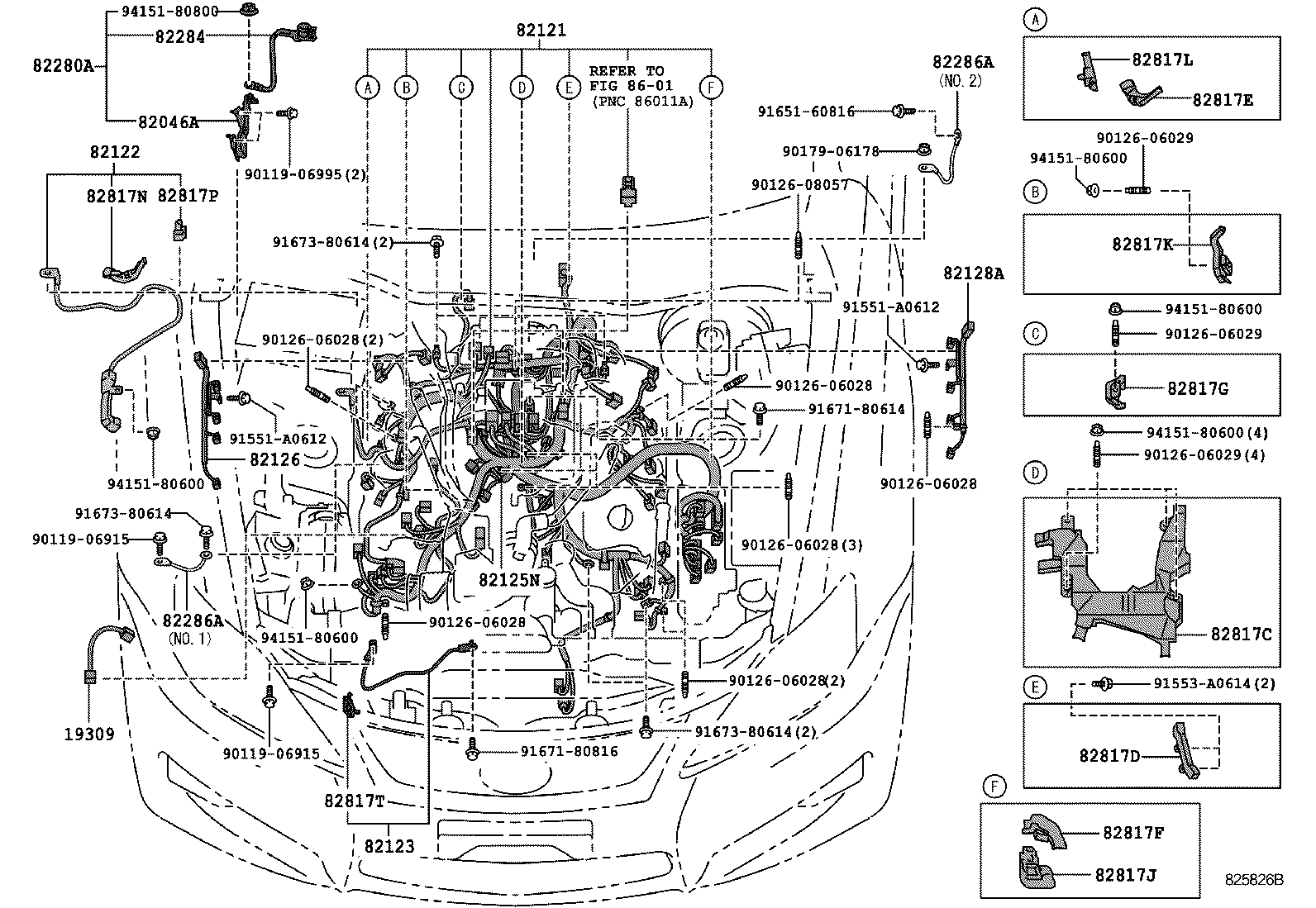  IS F |  WIRING CLAMP