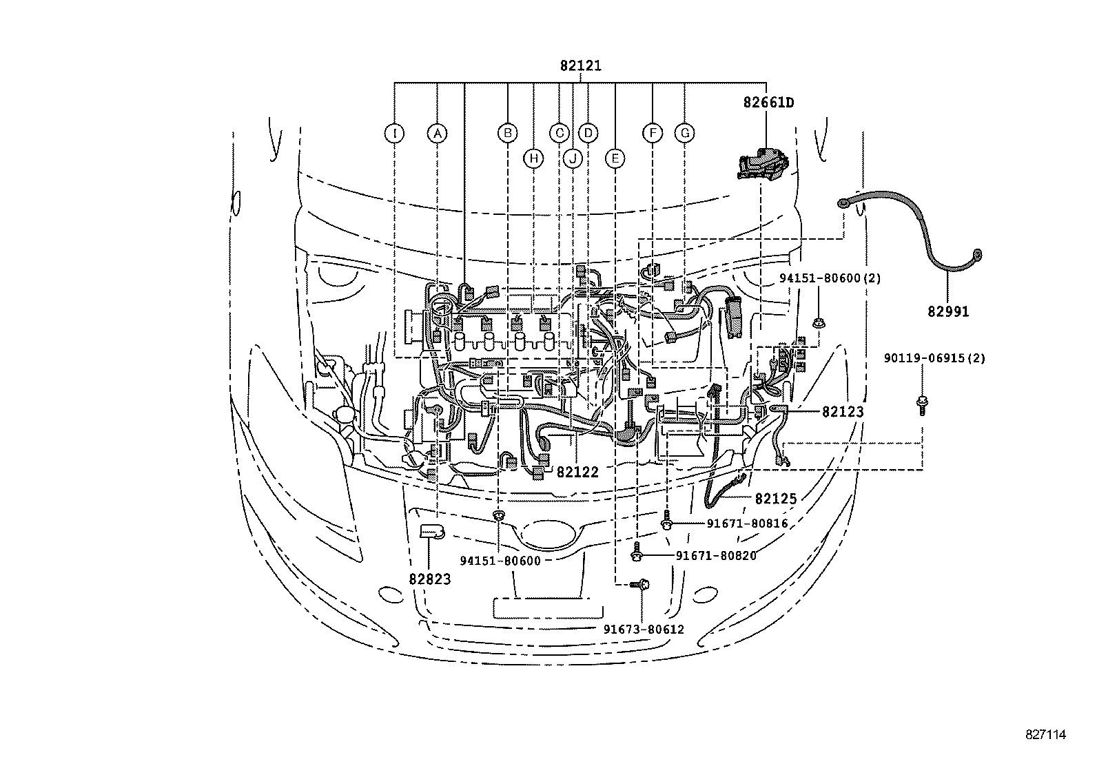  COROLLA S AFRICA |  WIRING CLAMP