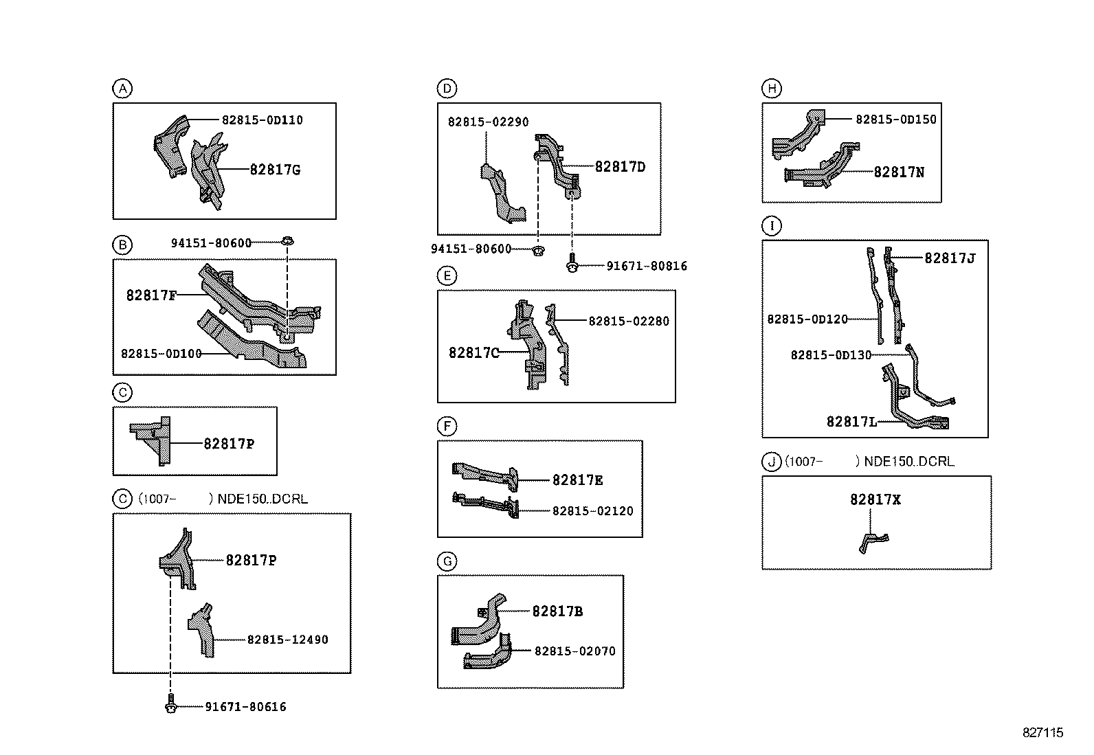  COROLLA S AFRICA |  WIRING CLAMP