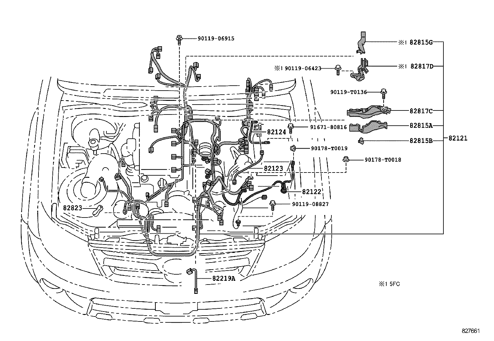  HILUX |  WIRING CLAMP