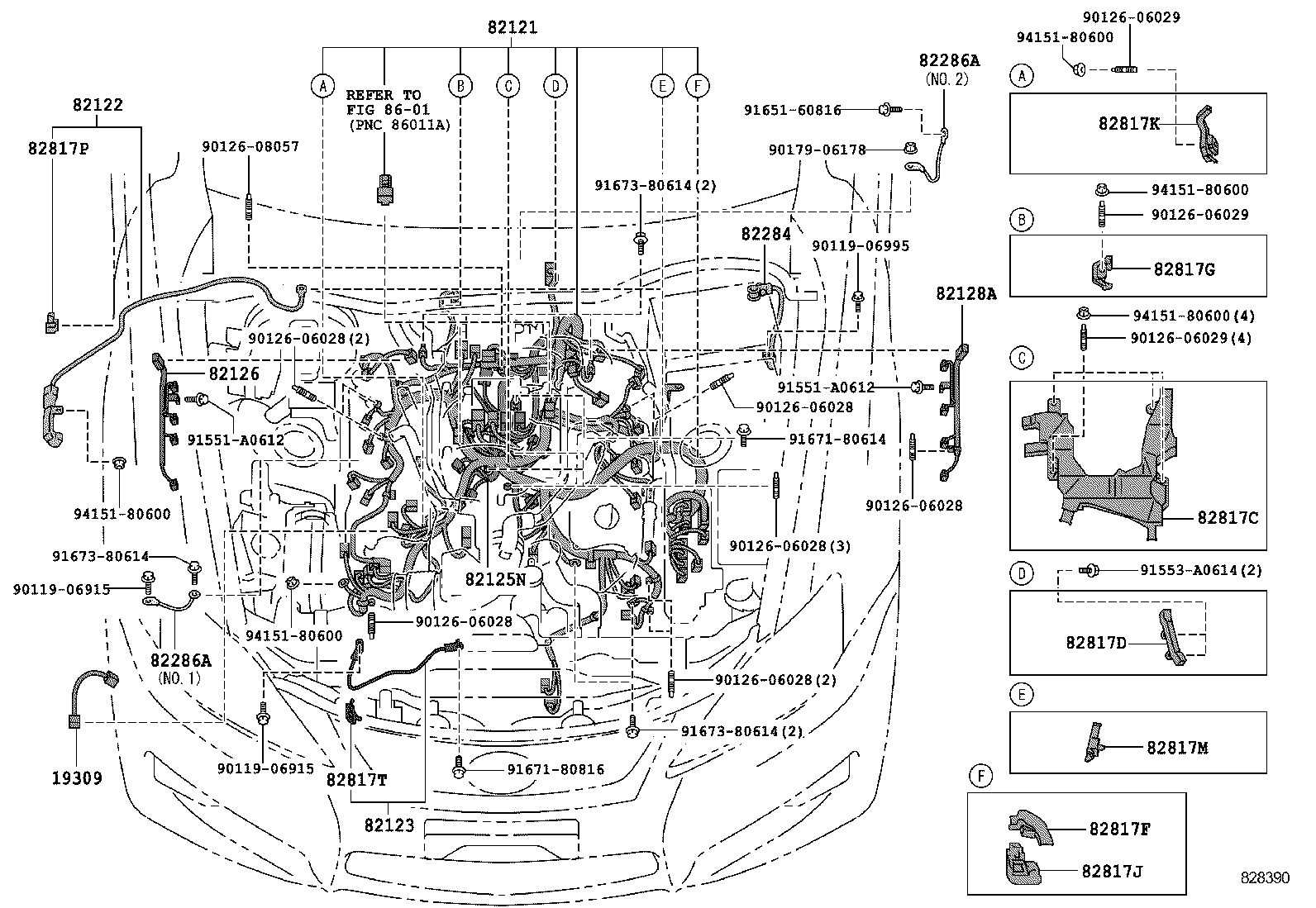  IS F |  WIRING CLAMP