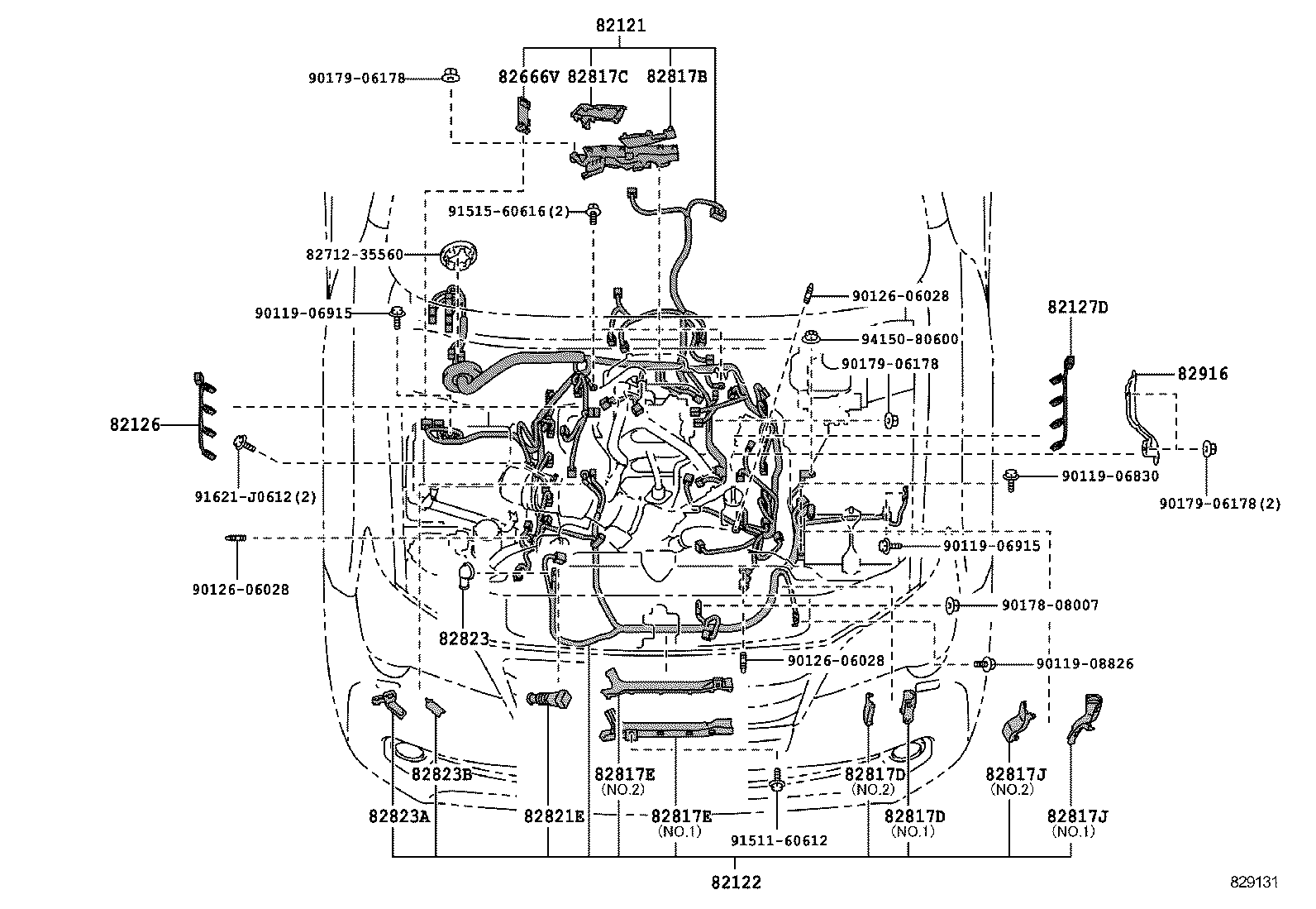  GX460 |  WIRING CLAMP