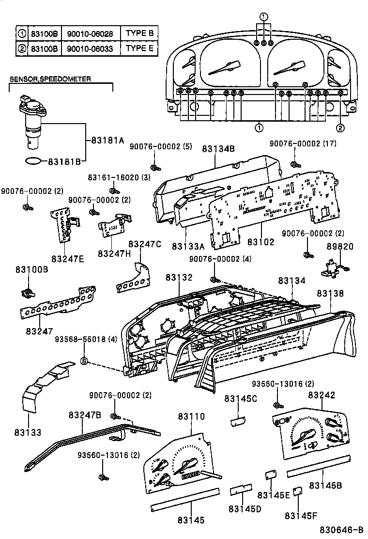  LAND CRUISER 100 |  METER