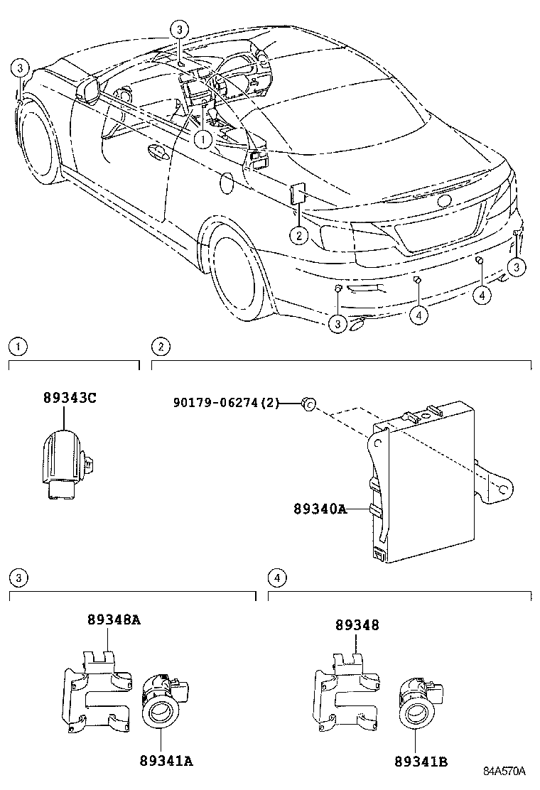  IS250C |  CLEARANCE BACK SONAR