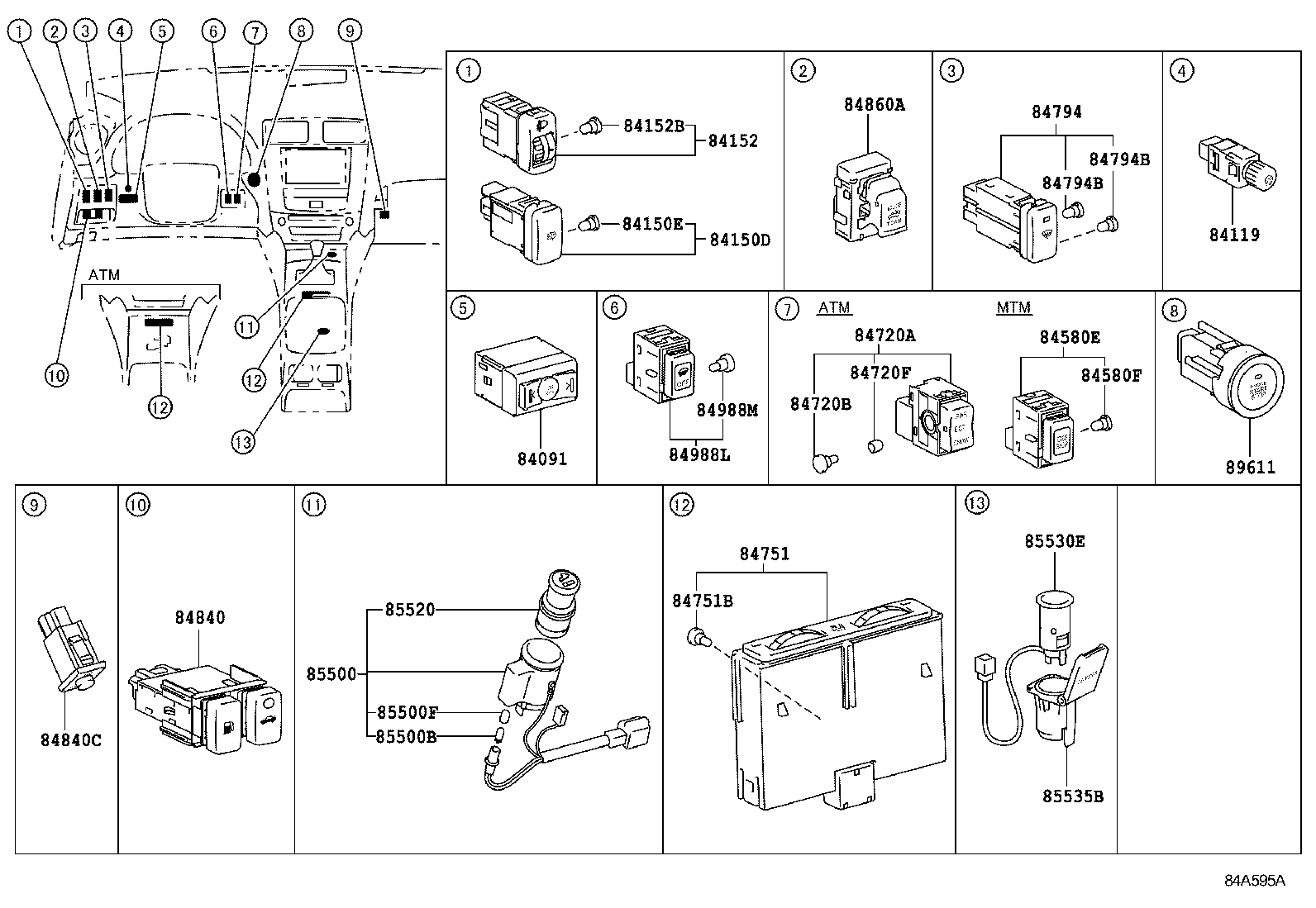  IS250C |  SWITCH RELAY COMPUTER