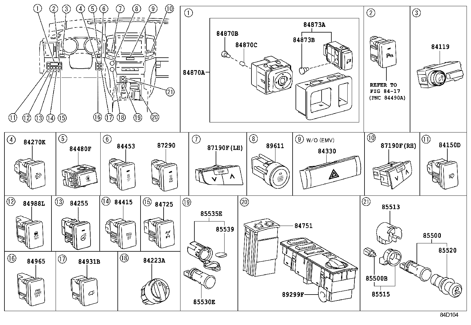  LAND CRUISER 200 202 |  SWITCH RELAY COMPUTER