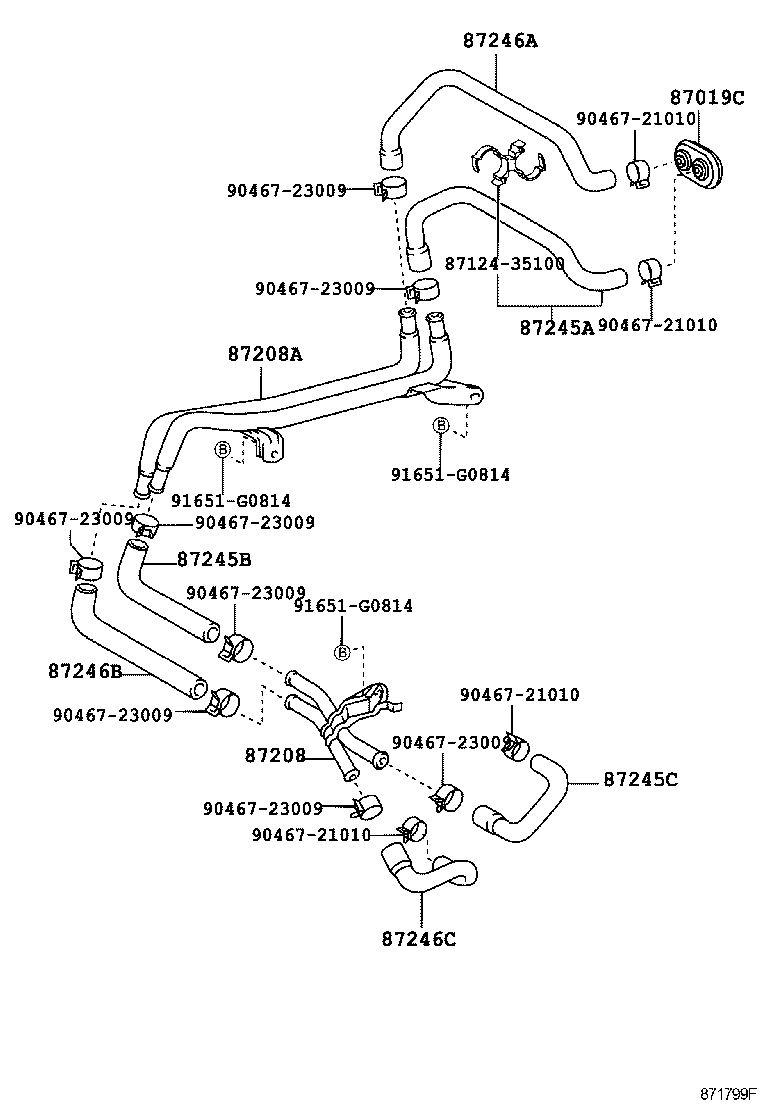  HILUX |  HEATING AIR CONDITIONING WATER PIPING