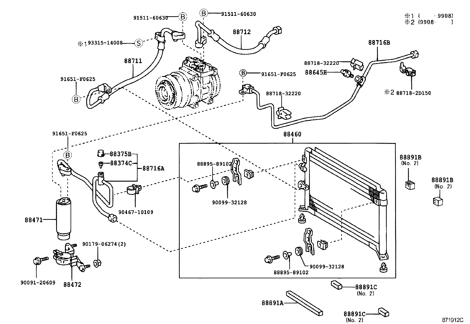  HILUX |  HEATING AIR CONDITIONING COOLER PIPING