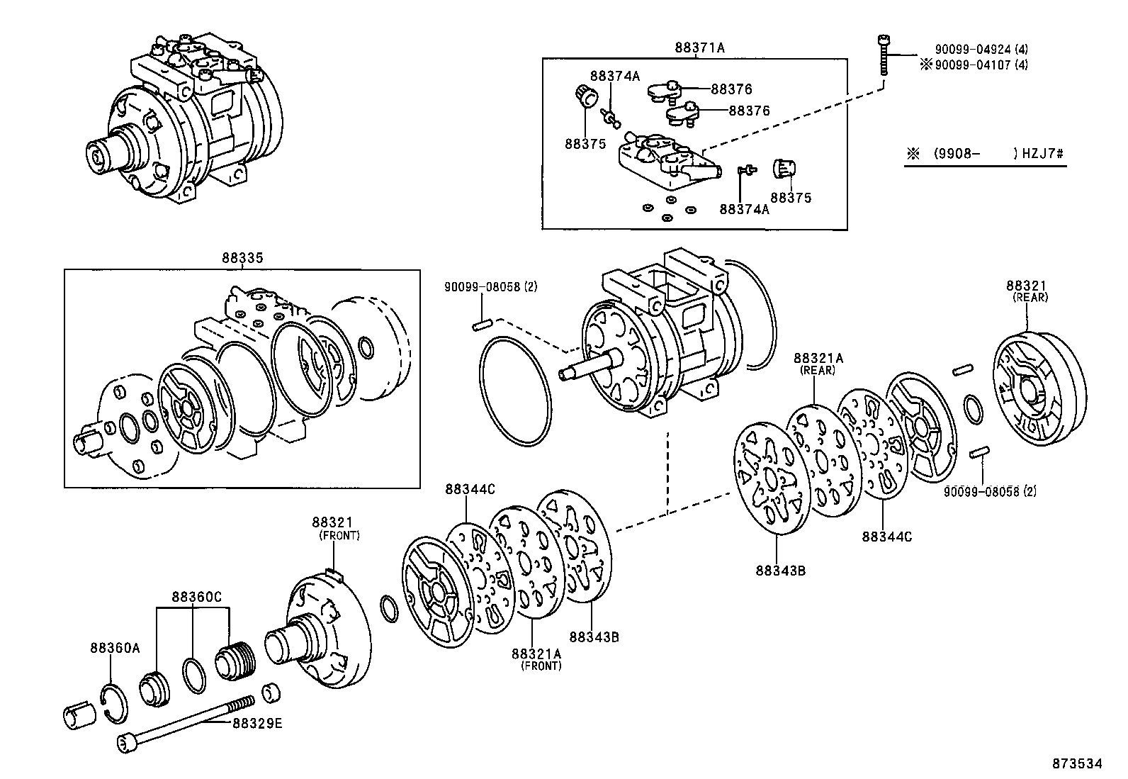  LAND CRUISER 70 |  HEATING AIR CONDITIONING COMPRESSOR