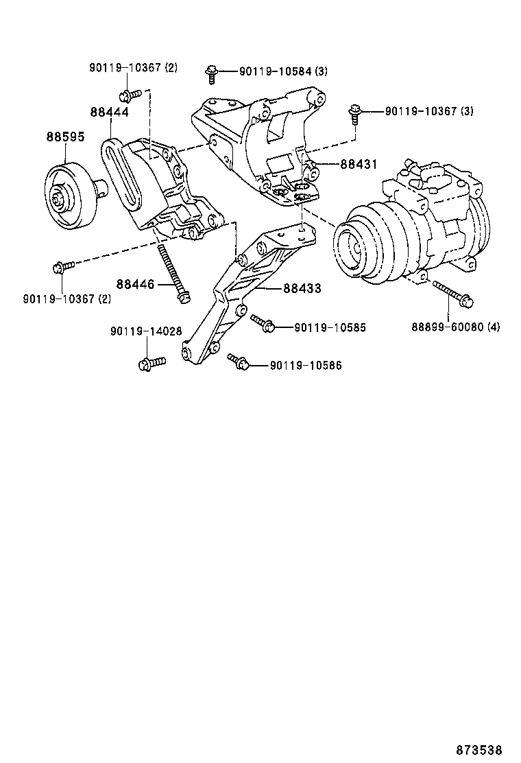  LAND CRUISER 70 |  HEATING AIR CONDITIONING COMPRESSOR