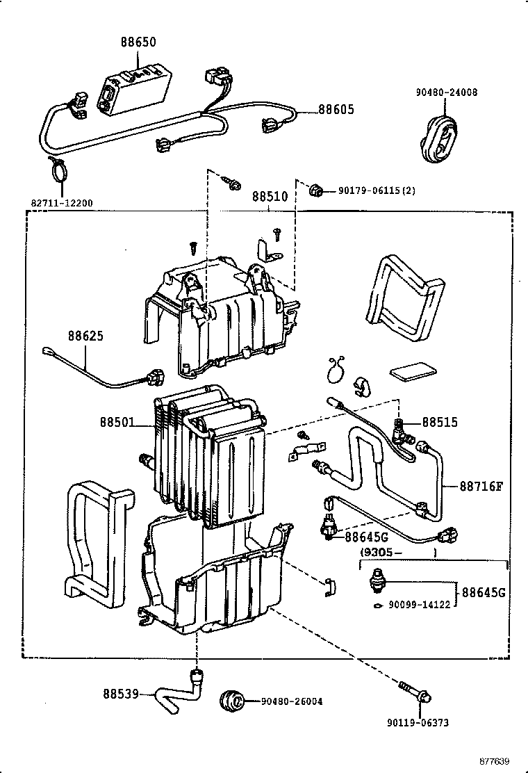  LAND CRUISER 70 |  HEATING AIR CONDITIONING COOLER UNIT