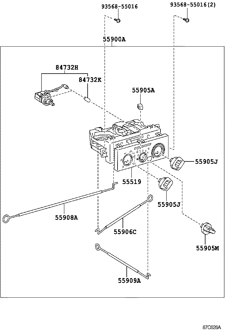  DYNA |  HEATING AIR CONDITIONING CONTROL AIR DUCT