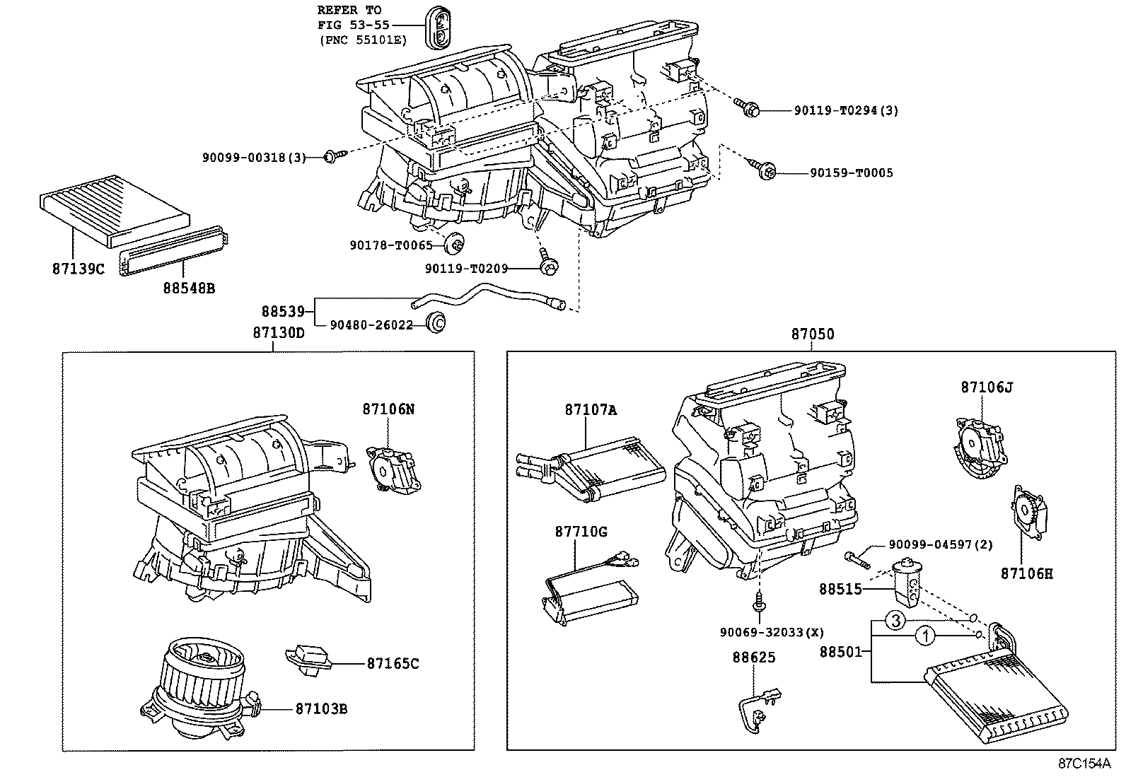  HILUX |  HEATING AIR CONDITIONING COOLER UNIT