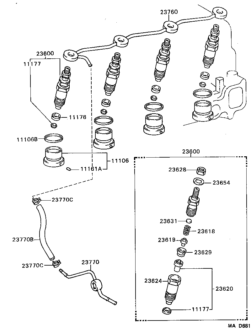  LAND CRUISER 70 |  INJECTION NOZZLE