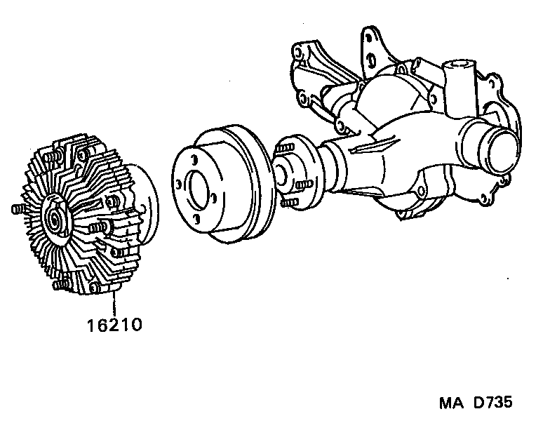  LAND CRUISER 70 |  WATER PUMP