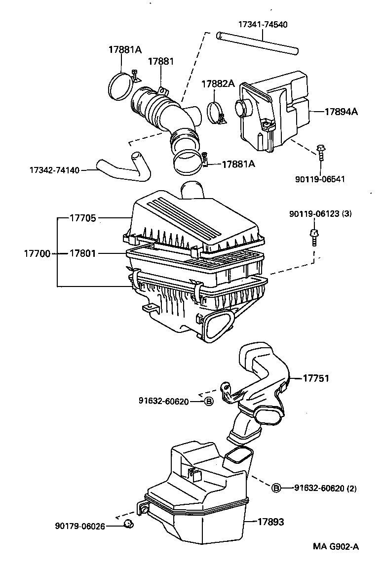  CELICA |  AIR CLEANER