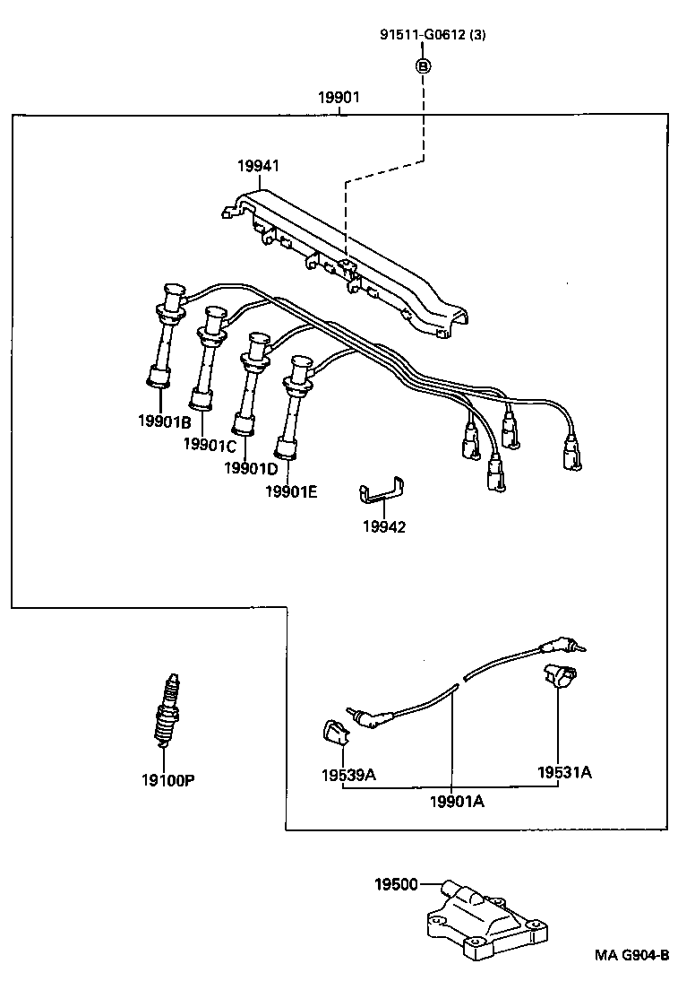  CELICA |  IGNITION COIL SPARK PLUG