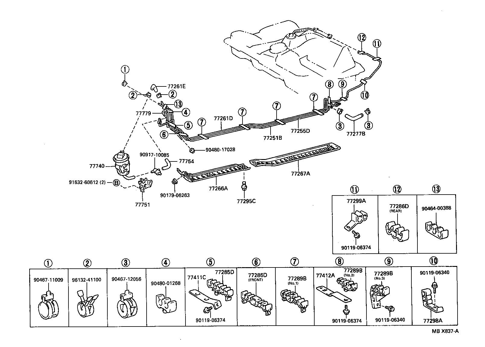  CELICA |  FUEL TANK TUBE