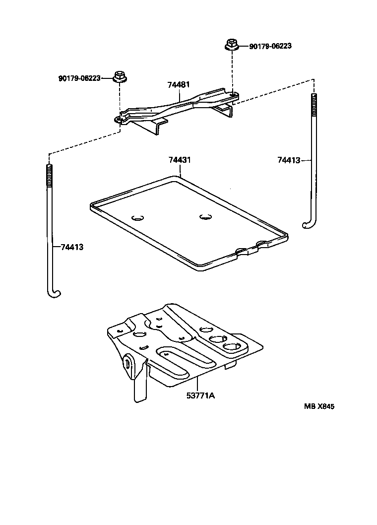  CELICA |  BATTERY CARRIER