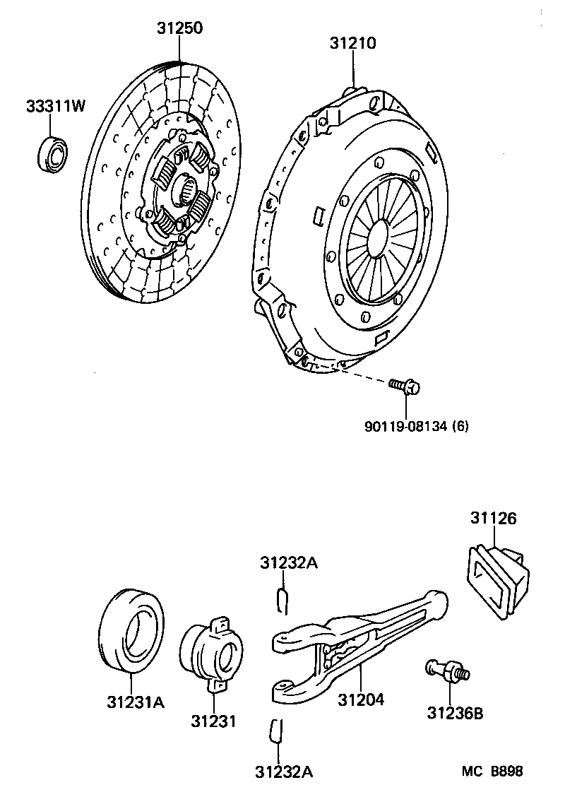  LAND CRUISER 70 |  CLUTCH RELEASE FORK