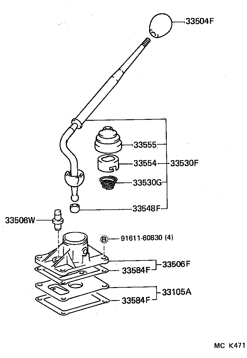  LAND CRUISER 70 |  SHIFT LEVER RETAINER