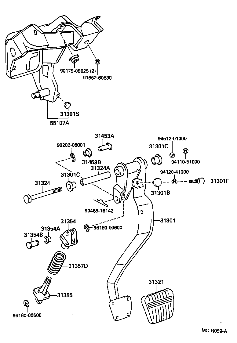  CELICA |  CLUTCH PEDAL FLEXIBLE HOSE