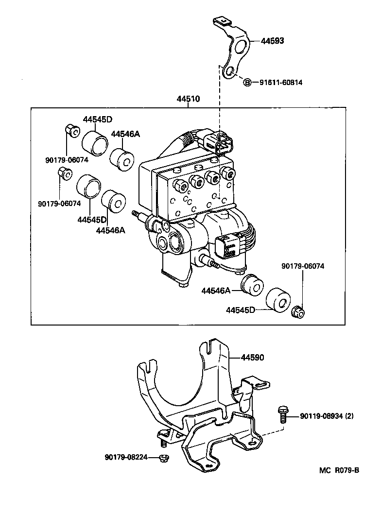  CELICA |  BRAKE TUBE CLAMP