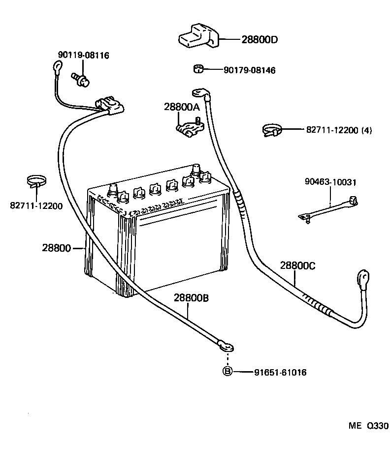  LAND CRUISER 70 |  BATTERY BATTERY CABLE