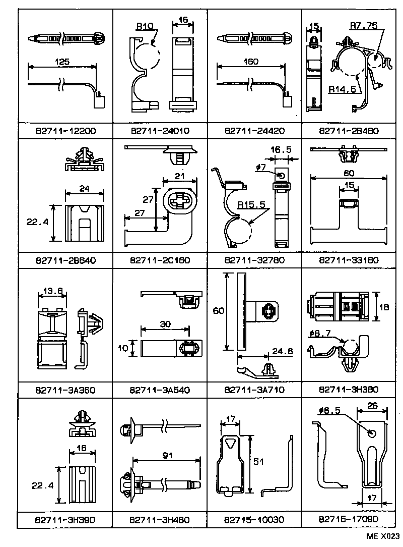  CELICA |  WIRING CLAMP