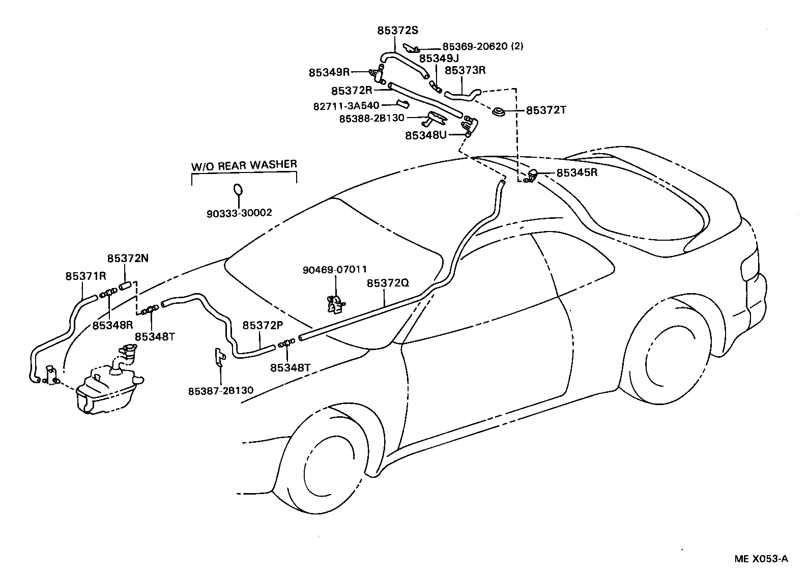  CELICA |  REAR WASHER