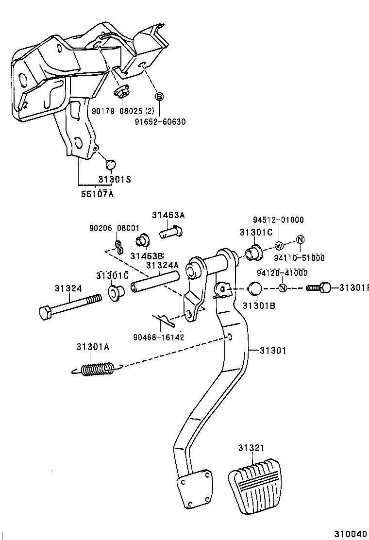  CELICA |  CLUTCH PEDAL FLEXIBLE HOSE