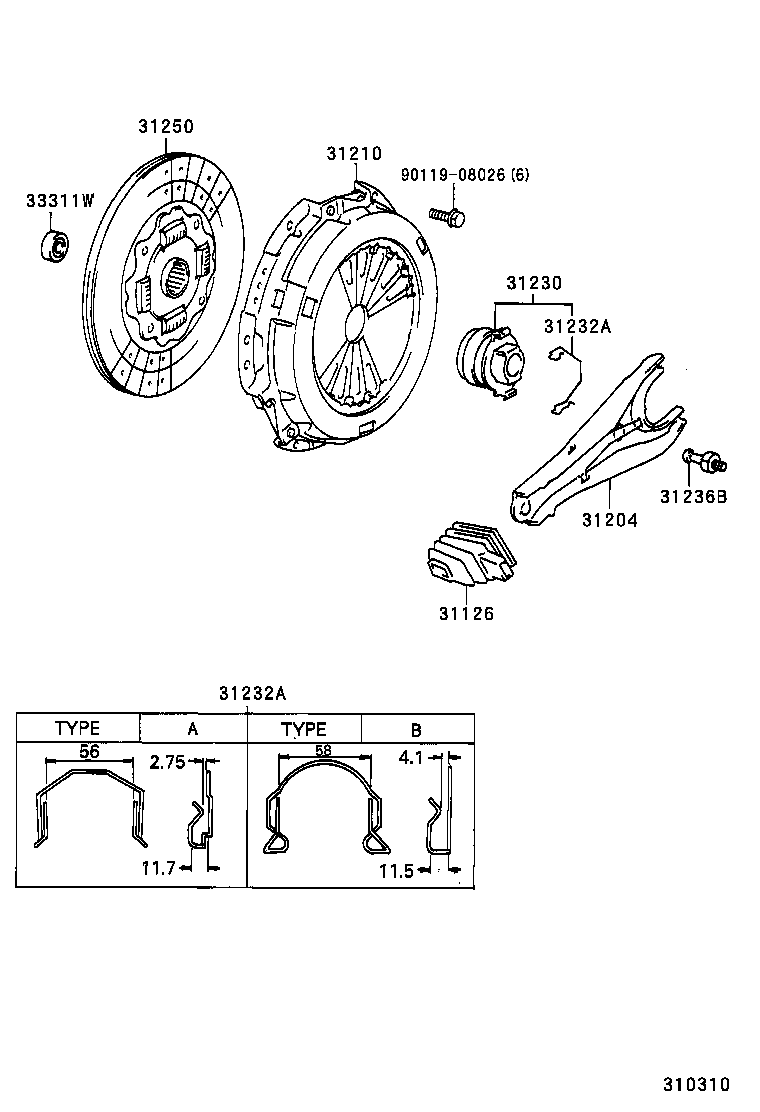  DYNA200 |  CLUTCH RELEASE FORK