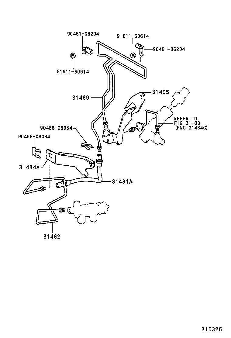  HILUX JPP |  CLUTCH PEDAL FLEXIBLE HOSE