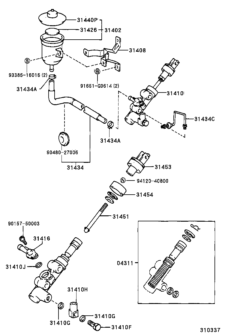  HILUX JPP |  CLUTCH MASTER CYLINDER