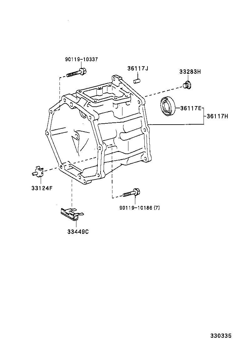  HIACE HIACE S B V |  EXTENSION HOUSING MTM