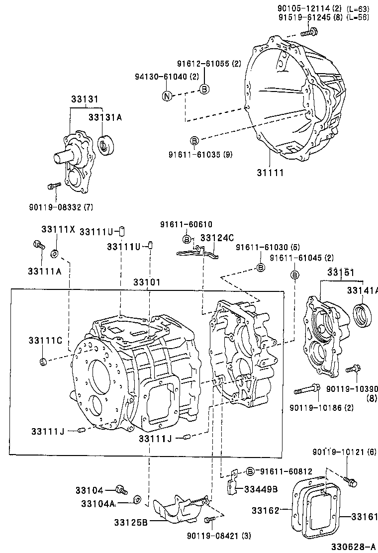  DYNA200 |  CLUTCH HOUSING TRANSMISSION CASE MTM