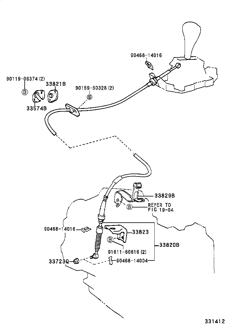  CAMRY |  SHIFT LEVER RETAINER