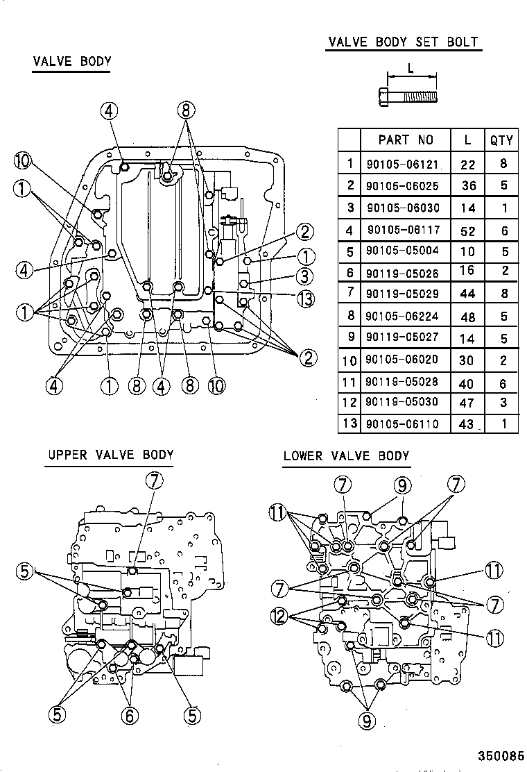  CAMRY JPP |  VALVE BODY OIL STRAINER ATM