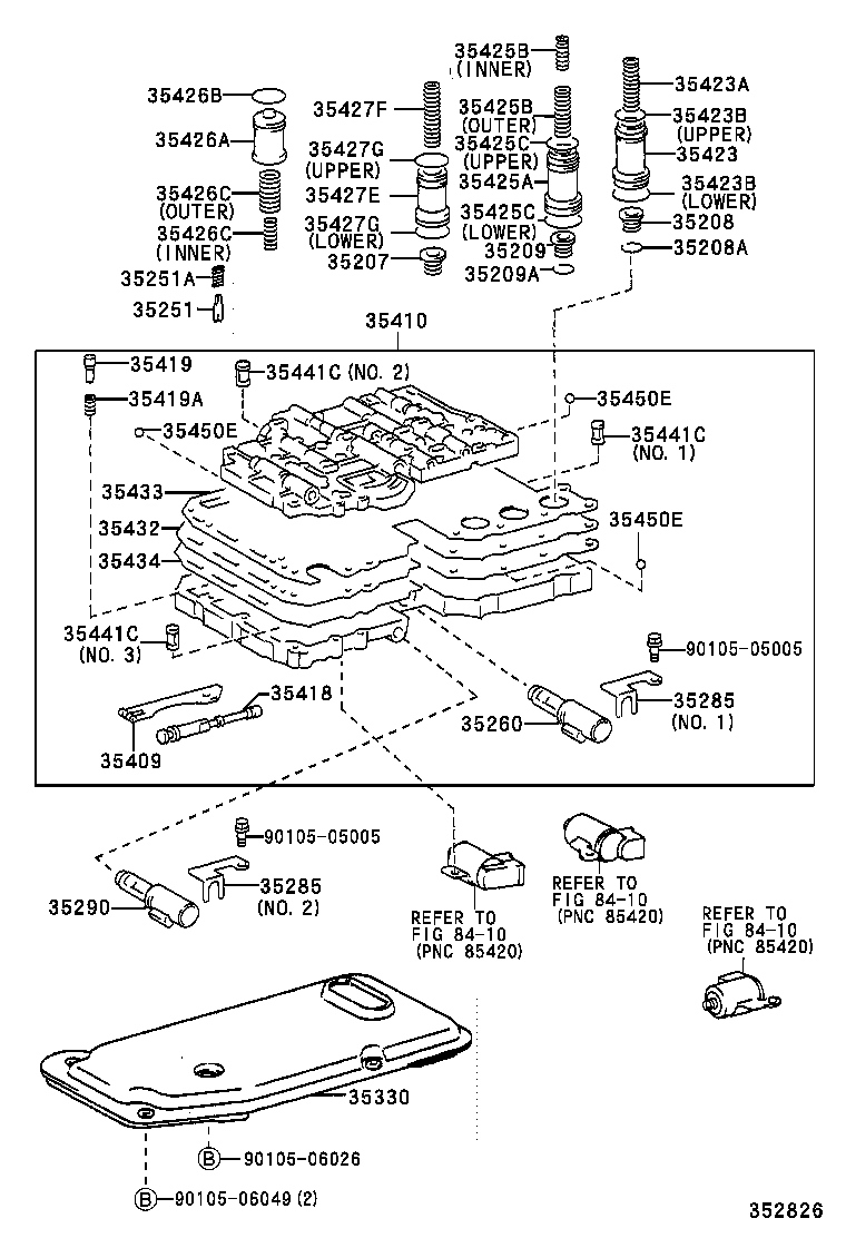  4RUNNER |  VALVE BODY OIL STRAINER ATM