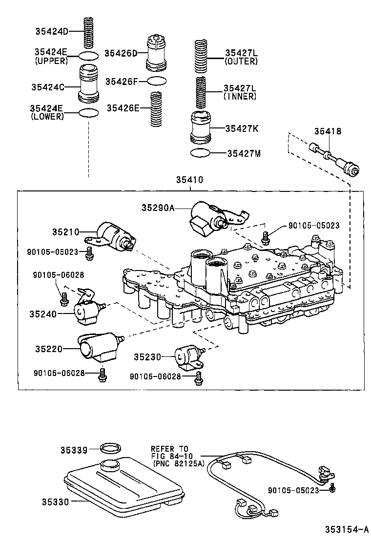  RX300 |  VALVE BODY OIL STRAINER ATM