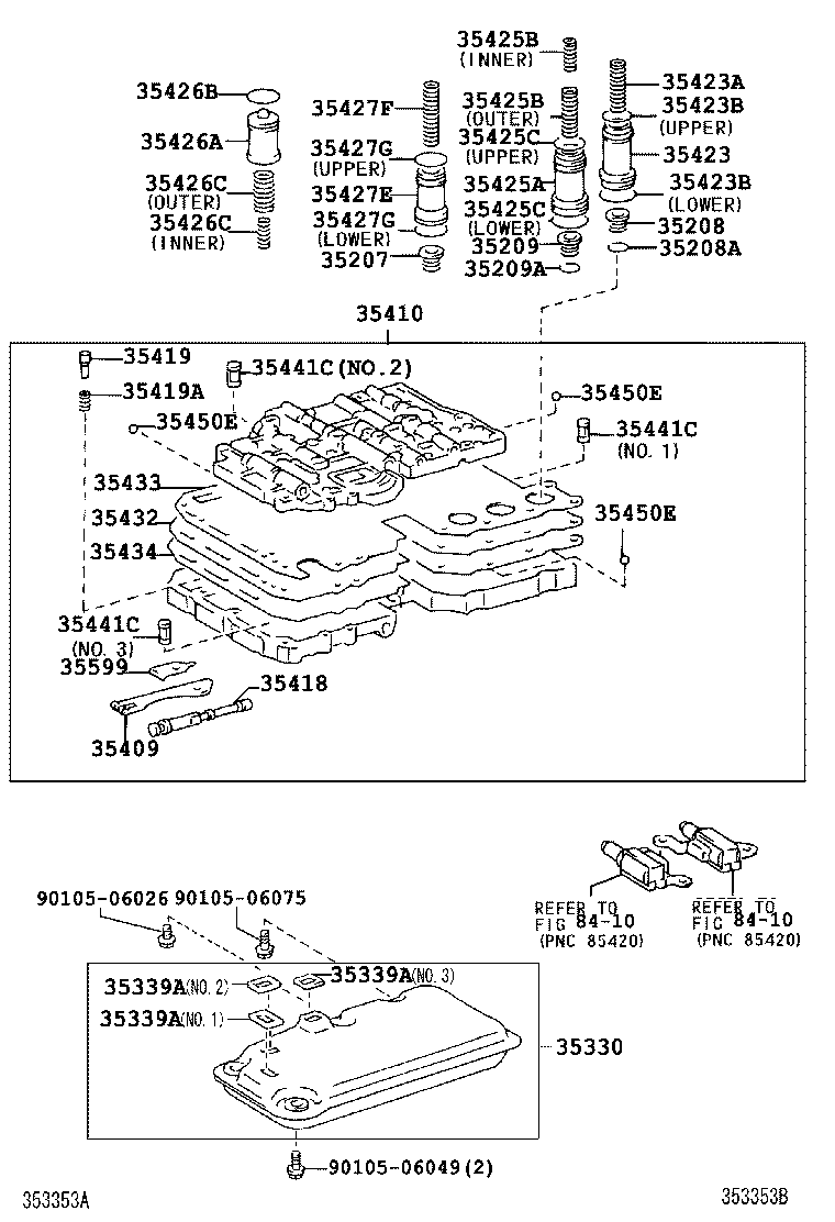  LAND CRUISER 90 |  VALVE BODY OIL STRAINER ATM