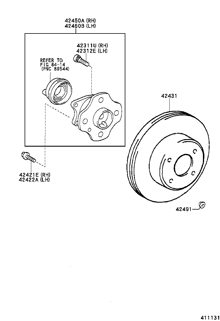  PRIUS |  REAR AXLE SHAFT HUB