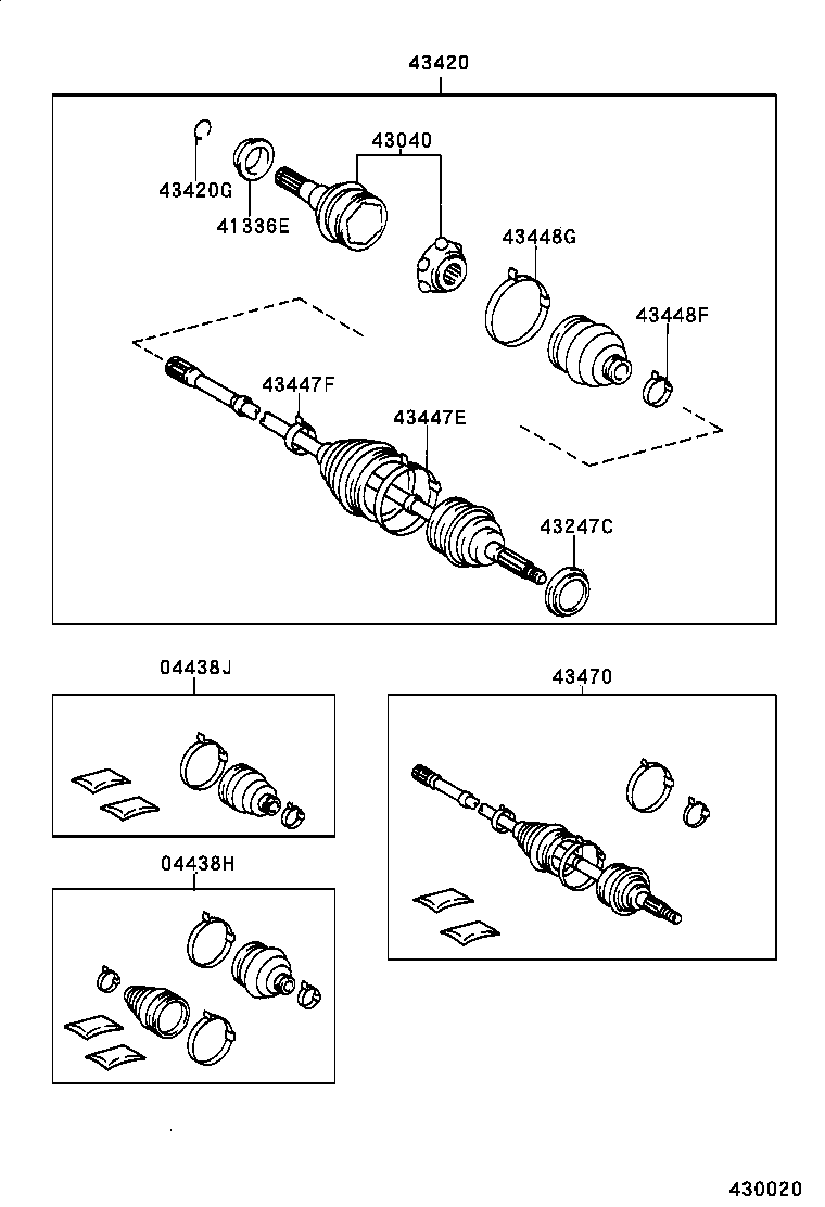  CAMRY JPP |  FRONT DRIVE SHAFT