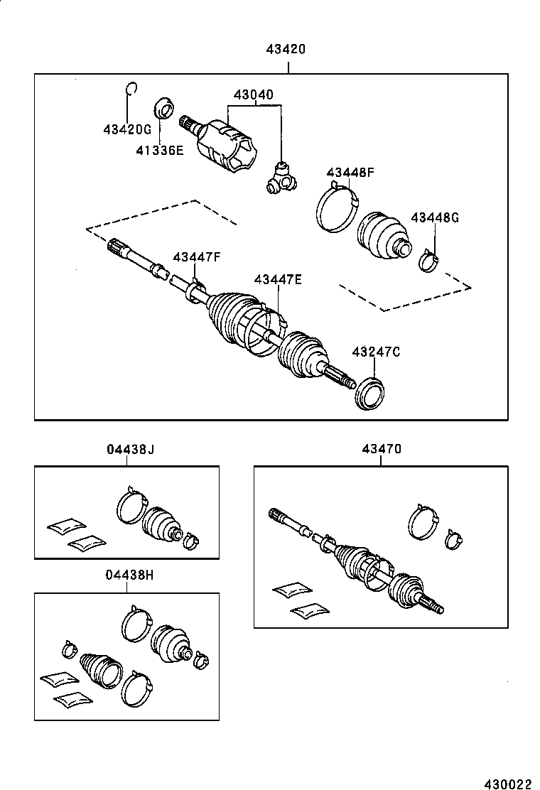  CAMRY JPP |  FRONT DRIVE SHAFT