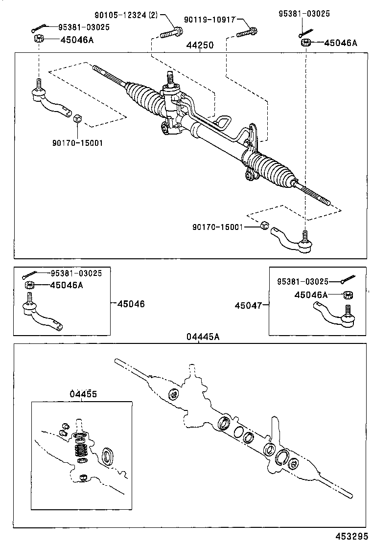  RAV4 |  FRONT STEERING GEAR LINK