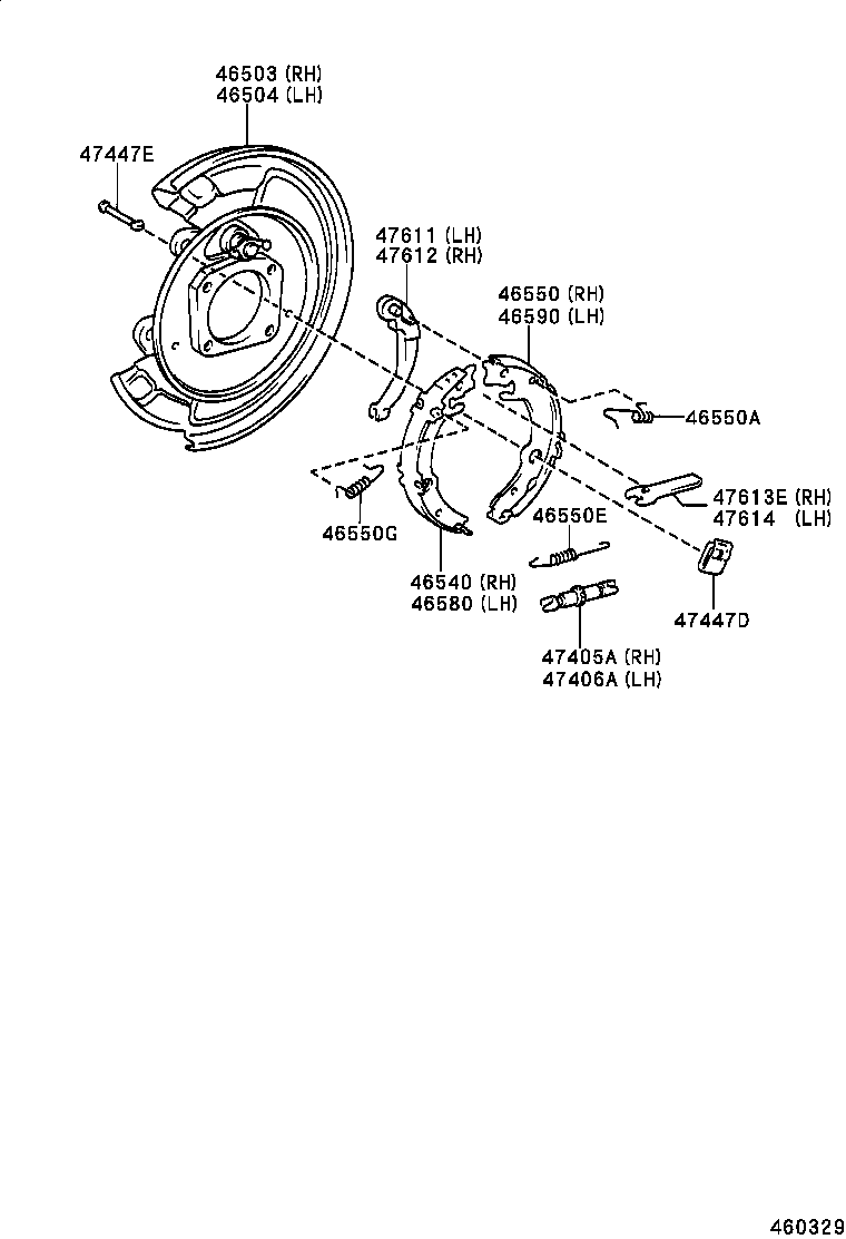  PRIUS |  PARKING BRAKE CABLE