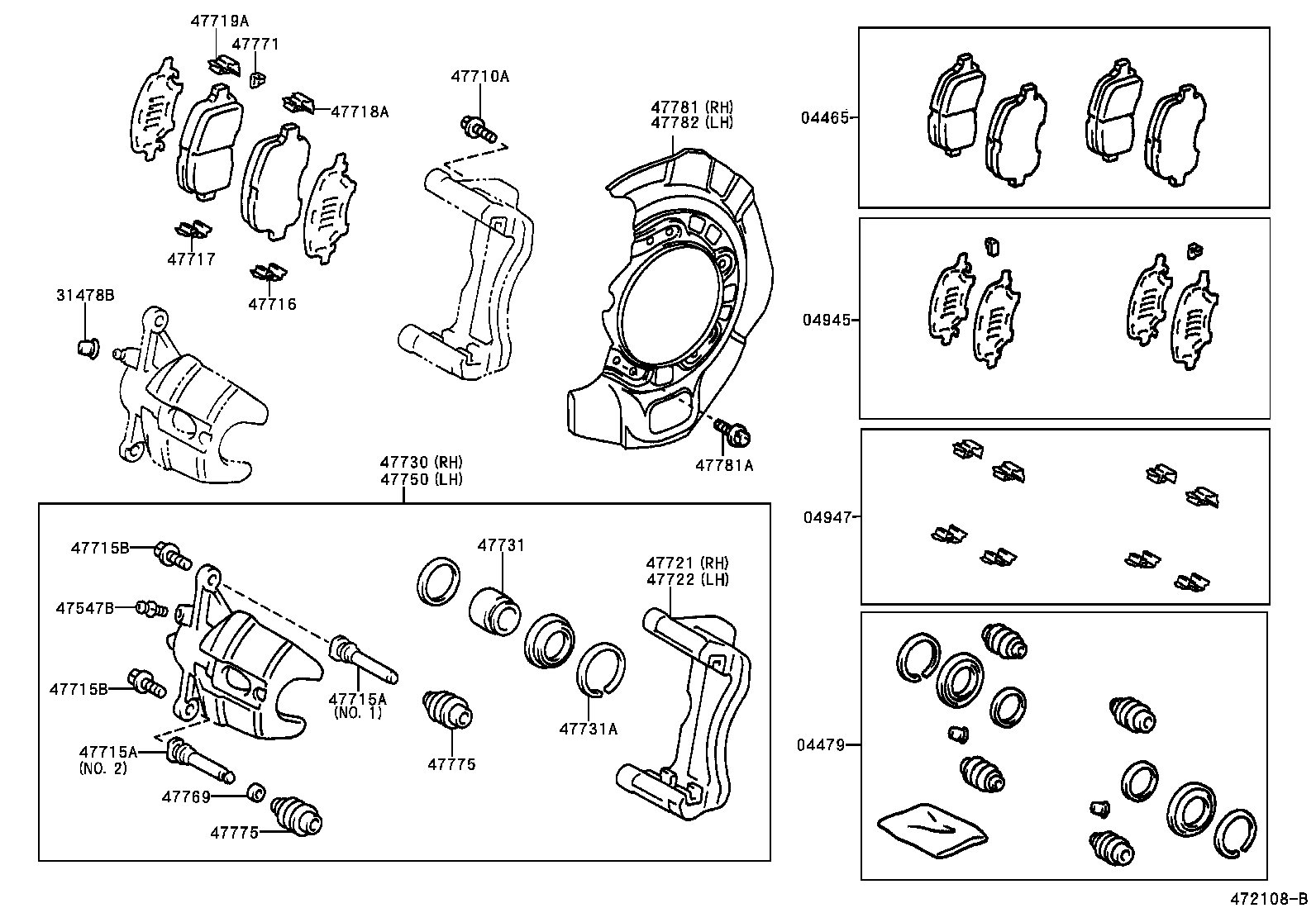  RX300 |  FRONT DISC BRAKE CALIPER DUST COVER